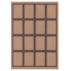 100 FEUILLES ÉTIQUETTES RECTANGULAIRES