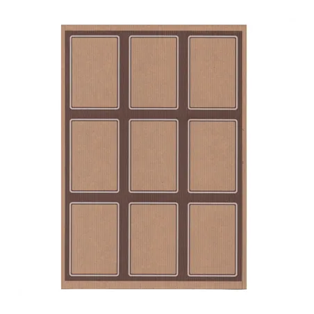 100 FEUILLES ÉTIQUETTES RECTANGULAIRES