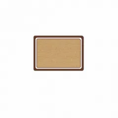 100 FEUILLES ÉTIQUETTES RECTANGULAIRES   6,3x9 CM KRAFT (1 UNITÉ)