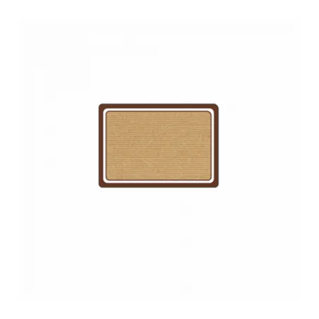 100 FEUILLES ÉTIQUETTES RECTANGULAIRES   6,3x9 CM KRAFT (1 UNITÉ)