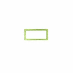 100 FEUILLES ÉTIQUETTES RECTANGULAIRES   6,2x13,5 CM BLANC PAPIER (1 UNITÉ)