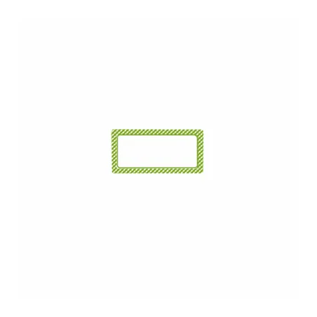 100 FEUILLES ÉTIQUETTES RECTANGULAIRES   6,2x13,5 CM BLANC PAPIER (1 UNITÉ)