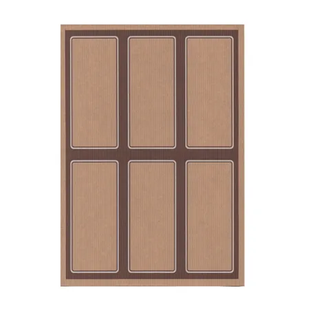 100 FEUILLES ÉTIQUETTES RECTANGULAIRES