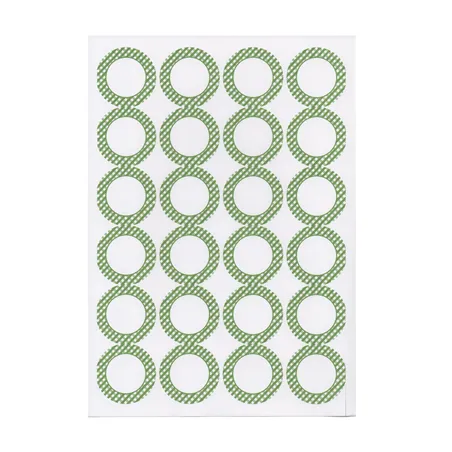 100 FEUILLES ÉTIQUETTES RONDES