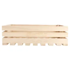 BOÎTE PRÉSENTATION BUFFET WOOD  20,3x15,2x6 CM NATUREL BOIS (1 UNITÉ)