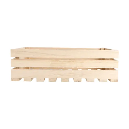 BOÎTE PRÉSENTATION BUFFET WOOD  20,3x15,2x6 CM NATUREL BOIS (1 UNITÉ)