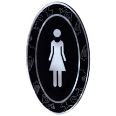 PLAQUE AUTO-ADHESIVE "DAMES"