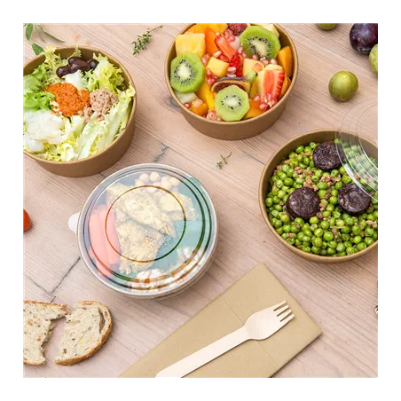 COUVERCLES POUR SALADIERS 212.97   Ø 18,4 CM TRANSPARENT PET (300 UNITÉ)