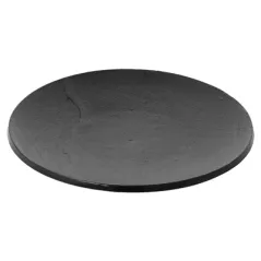 ASSIETTES RÉUTILISABLES SIMIL ARDOISE ASAMI WARE  Ø12,8x1,3 CM NOIR PS (288 UNITÉ)