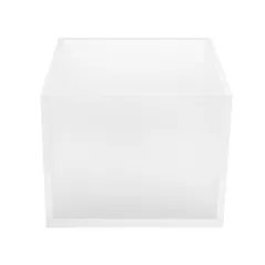 PORTE-PAILLES   12,5x12,5x10 CM TRANSPARENT METACRYLATE (12 UNITÉ)