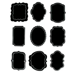 2H. 18U. ÉTIQUETTES FORMES VARIÉES