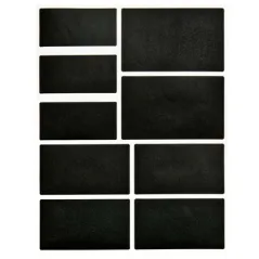 2H. 18U. ÉTIQUETTES RECTANGULAIRES