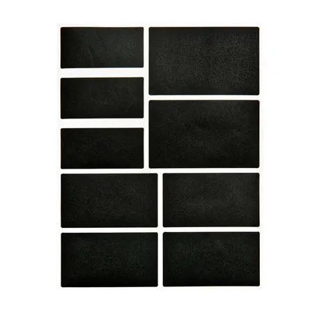 2H. 18U. ÉTIQUETTES RECTANGULAIRES