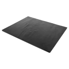 PLATEAUX GN 1/4 IMITATION ARDOISE ASAMI WARE  26,5x16x0,4 CM NOIR MÉLAMINE (6 UNITÉ)