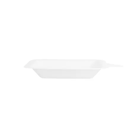 ASSIETTES CARRÉES BIONIC  11x11x1,7 CM BLANC BAGASSE (1000 UNITÉ)