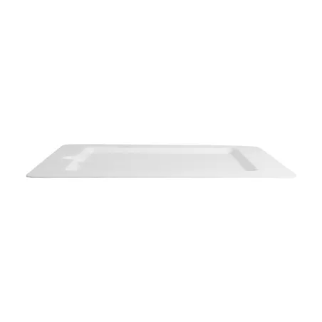 ASSIETTES CARRÉES BIONIC  20x20x1 CM BLANC BAGASSE (200 UNITÉ)
