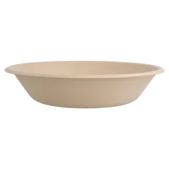 ASSIETTES CREUSES BIONIC 460 ML Ø 16x3,6 CM NATUREL BAGASSE (1000 UNITÉ)