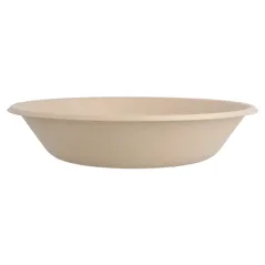 ASSIETTES CREUSES BIONIC 680 ML Ø 19x4 CM NATUREL BAGASSE (1000 UNITÉ)