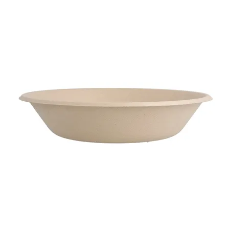 ASSIETTES CREUSES BIONIC 680 ML Ø 19x4 CM NATUREL BAGASSE (1000 UNITÉ)