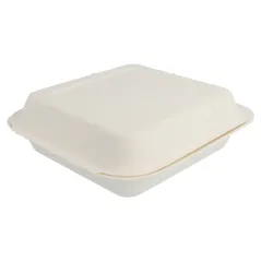 COQUILLES "M" BIONIC 820 ML 20x20x7,5 CM BLANC BAGASSE (250 UNITÉ)