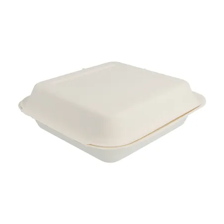 COQUILLES "M" BIONIC 820 ML 20x20x7,5 CM BLANC BAGASSE (250 UNITÉ)