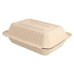 COQUILLES BIONIC 1 L 16,5x22,5x6,4 CM NATUREL BAGASSE (200 UNITÉ)