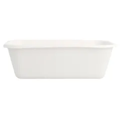 CONTENEURS BIONIC 370 ML 13,5x9,6x4,2 CM BLANC BAGASSE (600 UNITÉ)