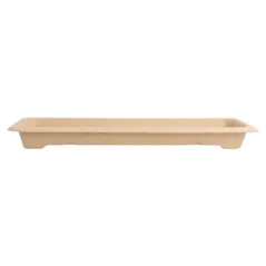 BOÎTES SUSHI BIONIC 22x9x2 CM NATUREL BAGASSE (800 UNITÉ)