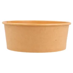 POTS SALADIERS  750 ML - 25 oz 300 + 18 PE G/M2 Ø 15/12,8x6 CM NATUREL KRAFT (300 UNITÉ)