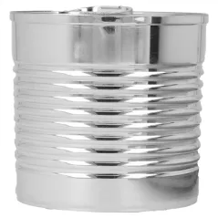 EMBALLAGES APÉRITIF BOUTEILLE CONSERVE  220 ML Ø7,4x7,2 CM ARGENTE PS (100 UNITÉ)