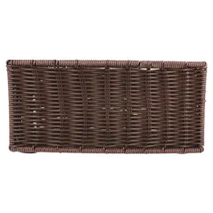 CORBEILLE SIMILAIRE-OSIER   25x16x11,5 CM MARRON PP (1 UNITÉ)