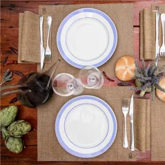 SETS DE TABLE FEEL GREEN 'ARPILLERA' 48 G/M2 30x40 CM NATUREL PAPIER RECYCLÉ (2000 UNITÉ)