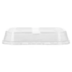COUVERCLES POUR CODES 214.72/84   14,2x10,5x2,3 CM TRANSPARENT PET (100 UNITÉ)