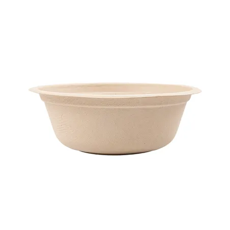 SALADIERS BIONIC 500 ML Ø 15,5x5,4 CM NATUREL BAGASSE (600 UNITÉ)
