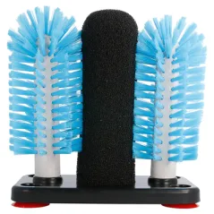 LAVE-VERRES 1 ÉPONGE + 2 BROSSES