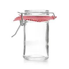 POT FERMETURE CLIP + PAPIER VICHY