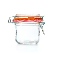 POT FERMETURE CLIP + PAPIER VICHY