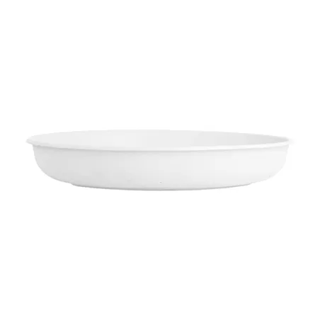 ASSIETTES OVALES BIONIC  23,6x16,9x4 CM BLANC BAGASSE (300 UNITÉ)