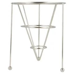 BASKET STACKABLE   12,7x15,24 CM ARGENTE INOX (12 UNITÉ)