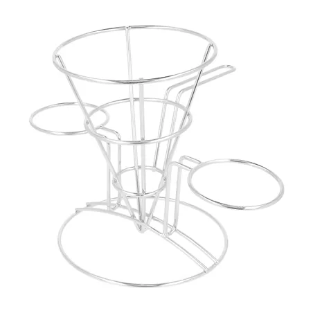 BASKET AVEC 2 RÉCIPIENTS ARTINOX  10,8x15,24 CM ARGENTE INOX (12 UNITÉ)