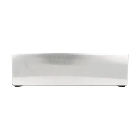 PORTE 3 POIRES À SAUCES 360/ 720 ML   28x10x8 CM ARGENTE INOX (1 UNITÉ)