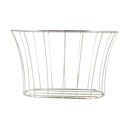BASKET STYLE TOSCANE ARTINOX  21x12,7x12,7 CM ARGENTE INOX (12 UNITÉ)