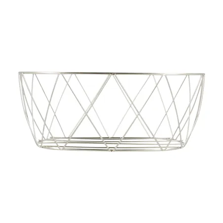 BASKET STYLE TOSCANE ARTINOX  25,5x12,7x10,2 CM ARGENTE INOX (12 UNITÉ)