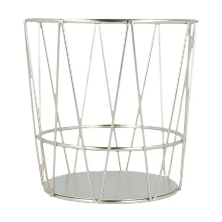 BASKET GRISINES ARTINOX  Ø 11,5x11,5 CM ARGENTE INOX (24 UNITÉ)