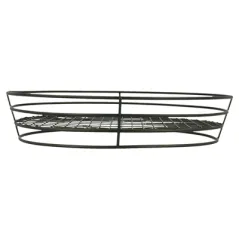 BASKET OVALE ARTINOX  28x20,5x5,7 CM NOIR ACIER (24 UNITÉ)