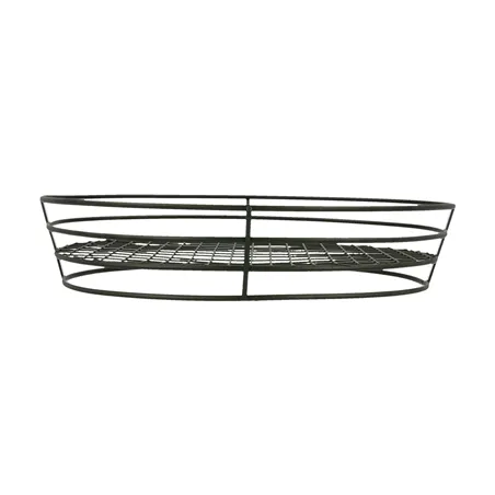 BASKET OVALE ARTINOX  28x20,5x5,7 CM NOIR ACIER (24 UNITÉ)