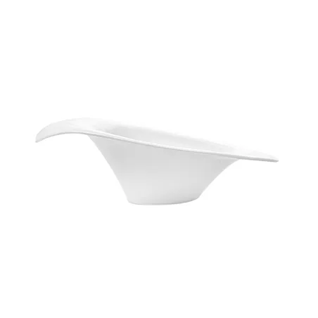 BOLS IRRÉGULIERS   30x25x9 CM BLANC PORCELAINE (4 UNITÉ)