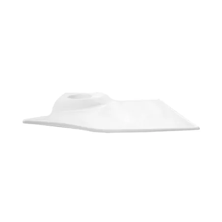 ASSIETTES CARRÉES   30,5x4 CM BLANC PORCELAINE (3 UNITÉ)
