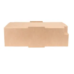PLATEAUX "TRAITEUR" PETIT + ÉTUI  400 G/M2 34x26,5x11,5 CM HAVANE KRAFT (25 UNITÉ)