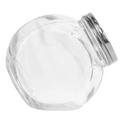 POT POUR STOCKER INCLINÉ WAKI GLASS 4430 ML 22,5x15x22,5 CM TRANSPARENT VERRE (6 UNITÉ)